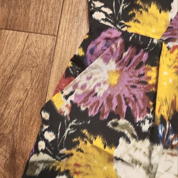 Moulinette Soeurs Purple Black Strapless Sheath Mini Dress - Picture 6 of 9